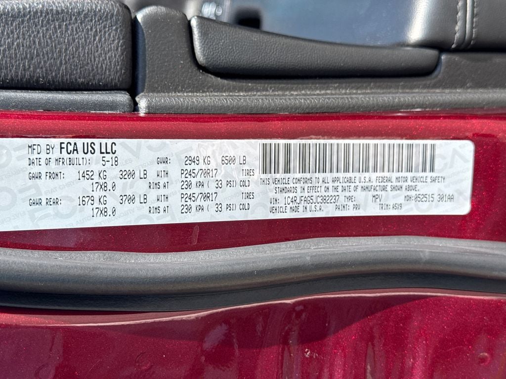 2018 Jeep Grand Cherokee Laredo E