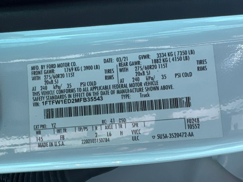 2021 Ford F-150 XLT