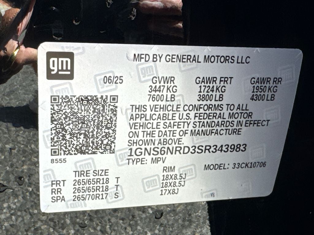 2025 Chevrolet Tahoe LT