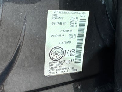 2012 Nissan Titan PRO-4X