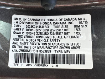 2015 Honda CR-V EX