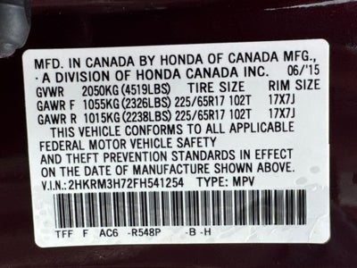2015 Honda CR-V EX-L