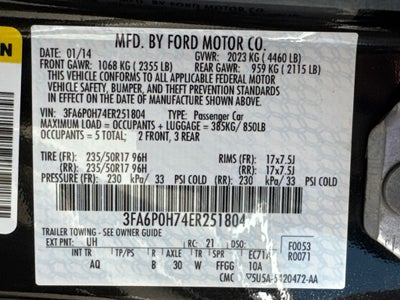 2014 Ford Fusion SE