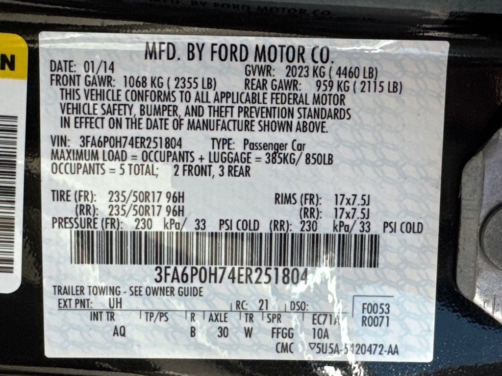 2014 Ford Fusion SE