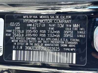 2025 Hyundai Tucson SEL Convenience