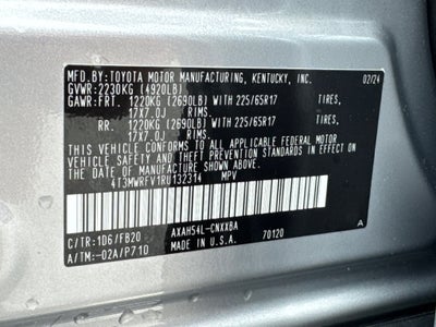 2024 Toyota RAV4 Hybrid LE