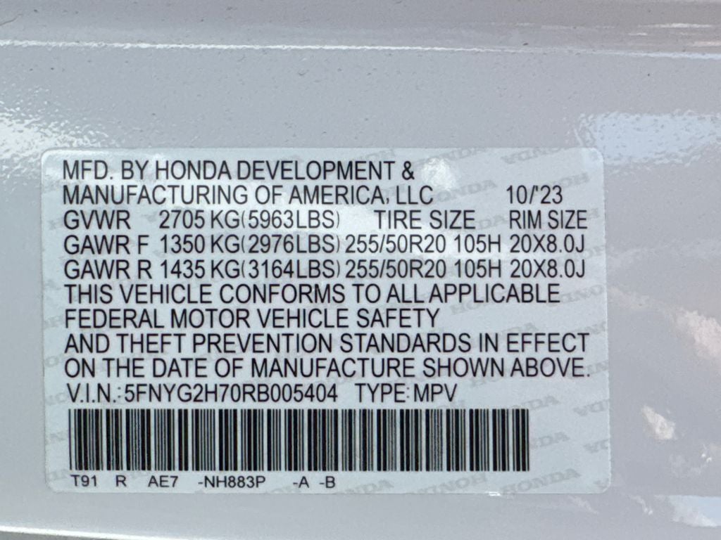 2024 Honda Pilot Touring