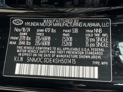 2025 Hyundai Tucson SEL Convenience