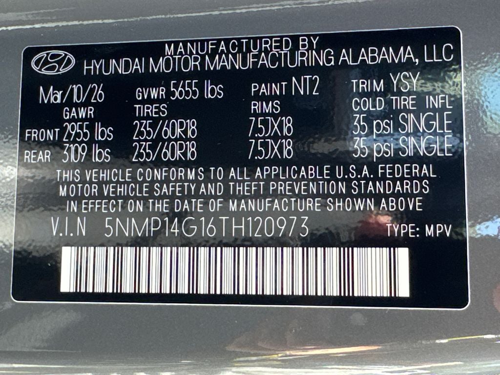2026 Hyundai Santa Fe Hybrid SE