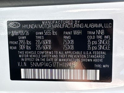2026 Hyundai Santa Fe Hybrid SE