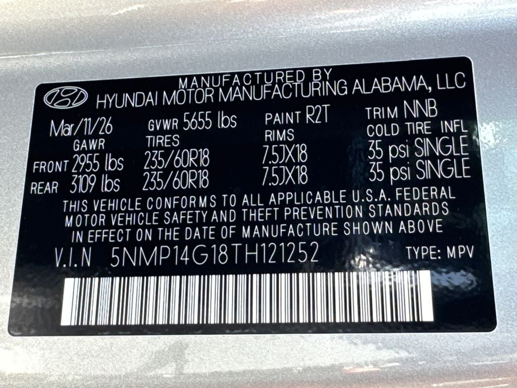 2026 Hyundai Santa Fe Hybrid SE