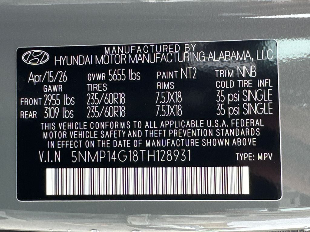 2026 Hyundai Santa Fe Hybrid SE
