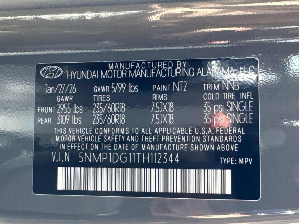 2026 Hyundai Santa Fe Hybrid SE