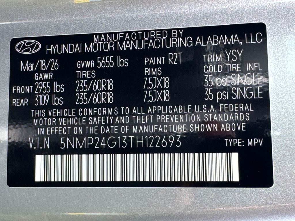 2026 Hyundai Santa Fe Hybrid SEL