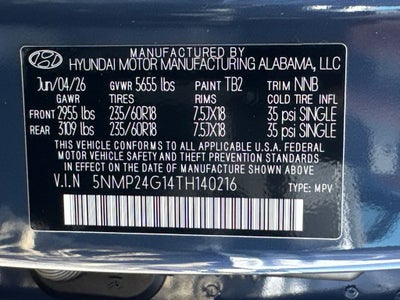2026 Hyundai Santa Fe Hybrid SEL