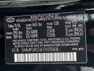 2026 Hyundai Santa Fe Hybrid SEL