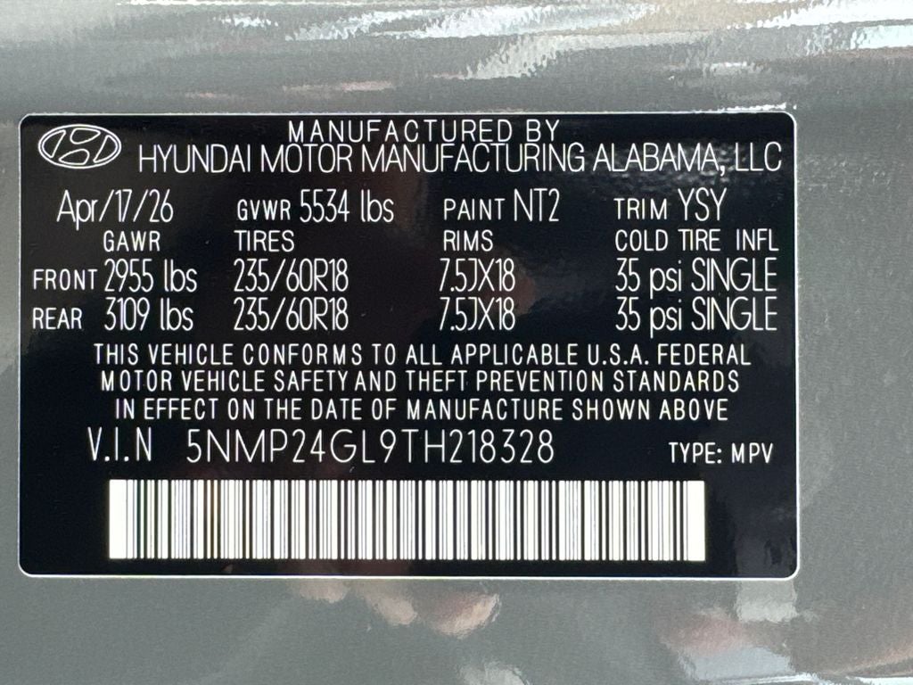 2026 Hyundai Santa Fe SEL