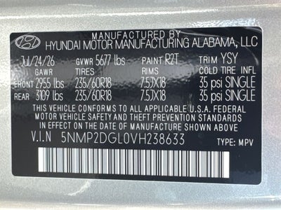 2027 Hyundai Santa Fe SEL