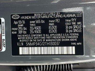 2026 Hyundai Santa Fe Hybrid Limited