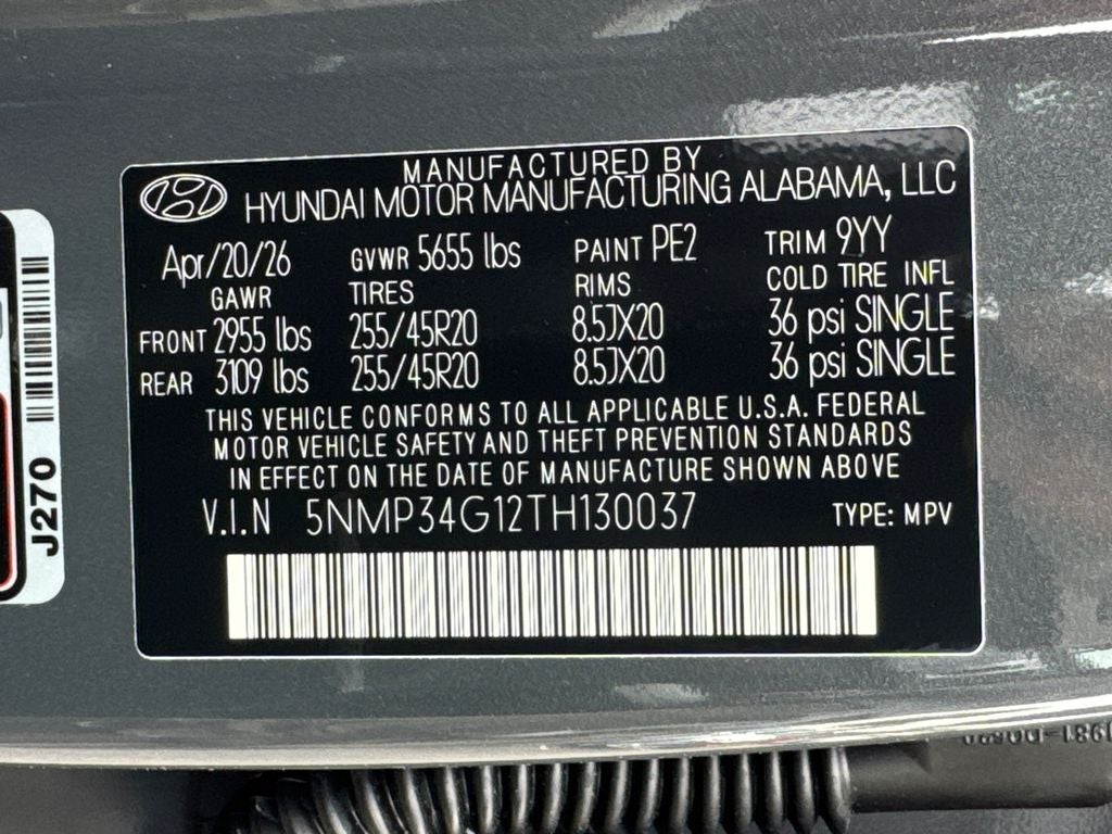 2026 Hyundai Santa Fe Hybrid Limited