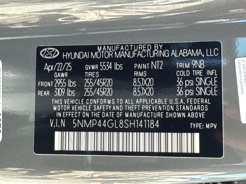 2025 Hyundai Santa Fe Limited