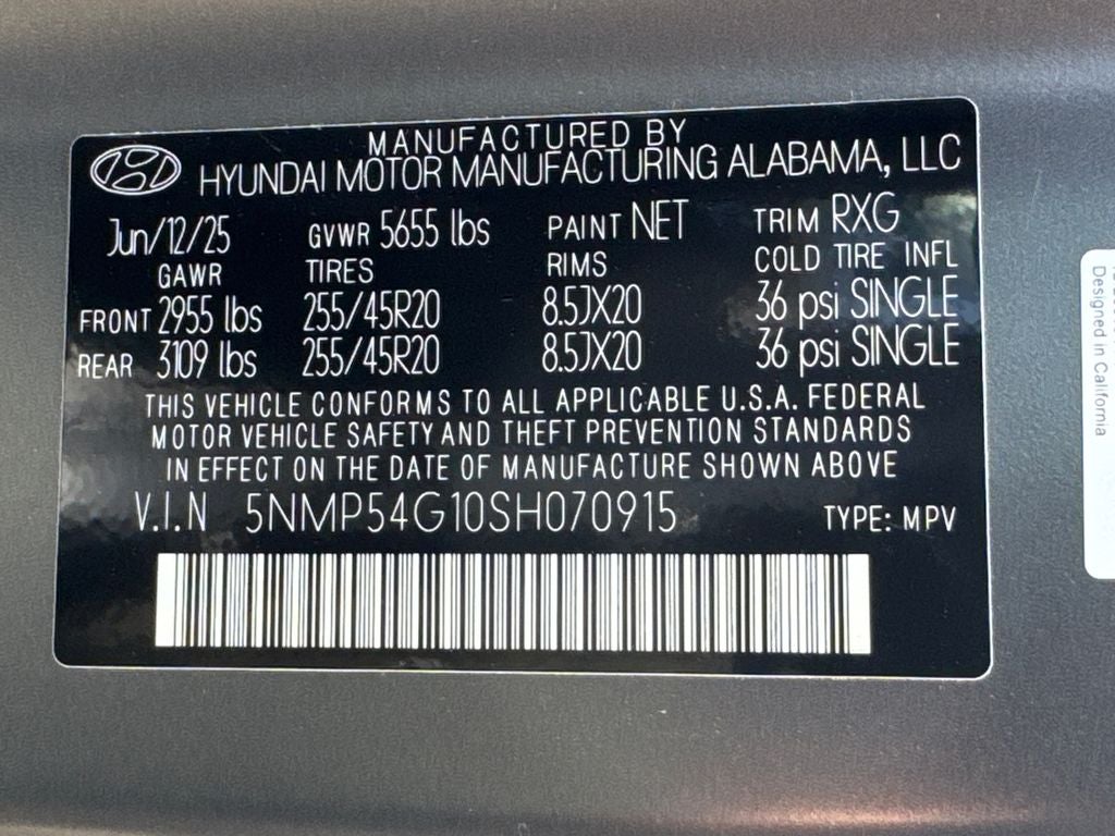 2025 Hyundai Santa Fe Hybrid Calligraphy