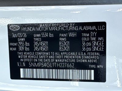 2026 Hyundai Santa Fe Calligraphy
