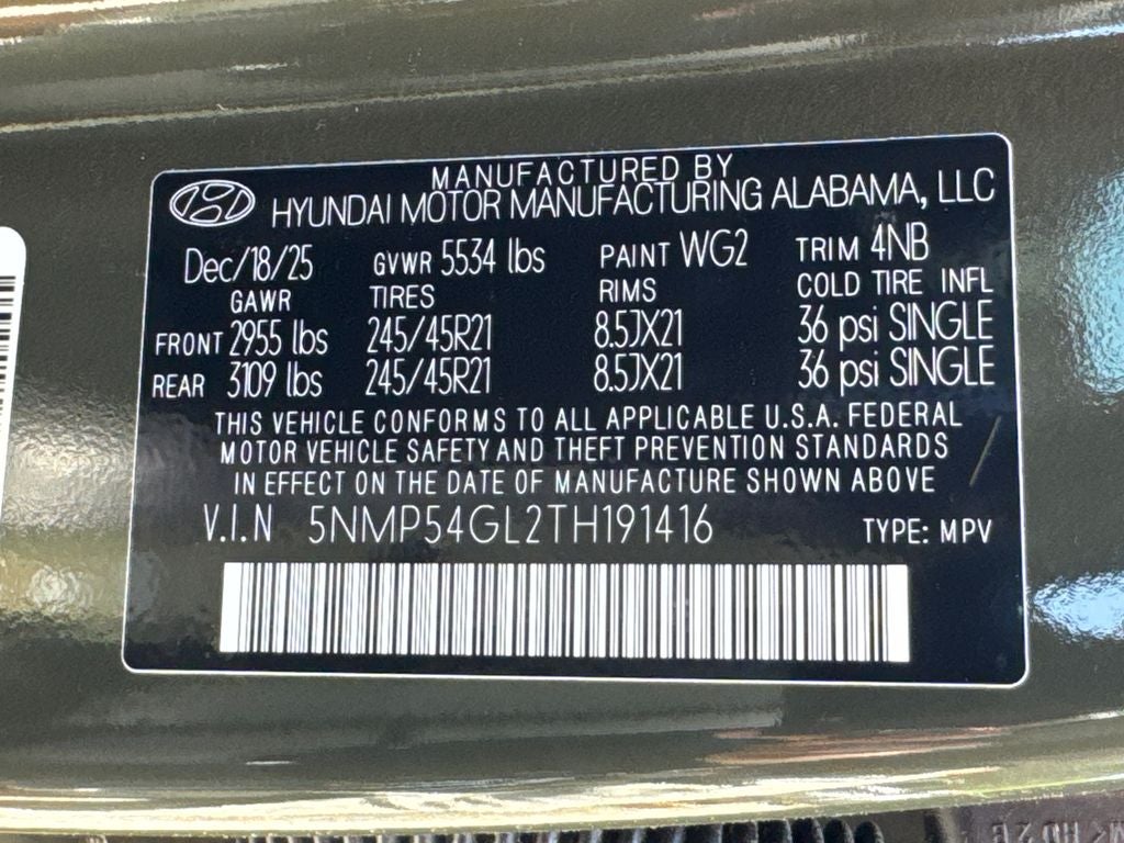 2026 Hyundai Santa Fe Calligraphy