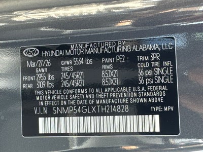2026 Hyundai Santa Fe Calligraphy