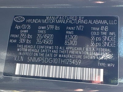 2026 Hyundai Santa Fe Hybrid Calligraphy