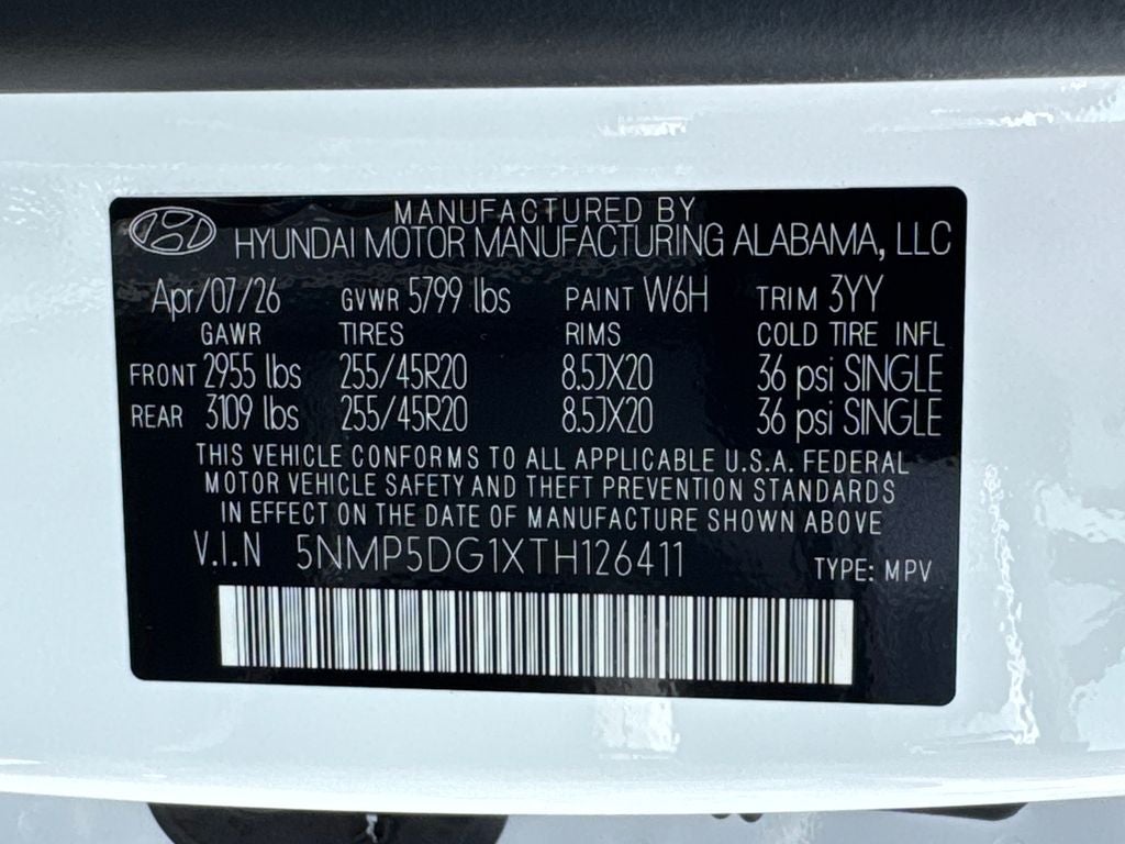 2026 Hyundai Santa Fe Hybrid Calligraphy