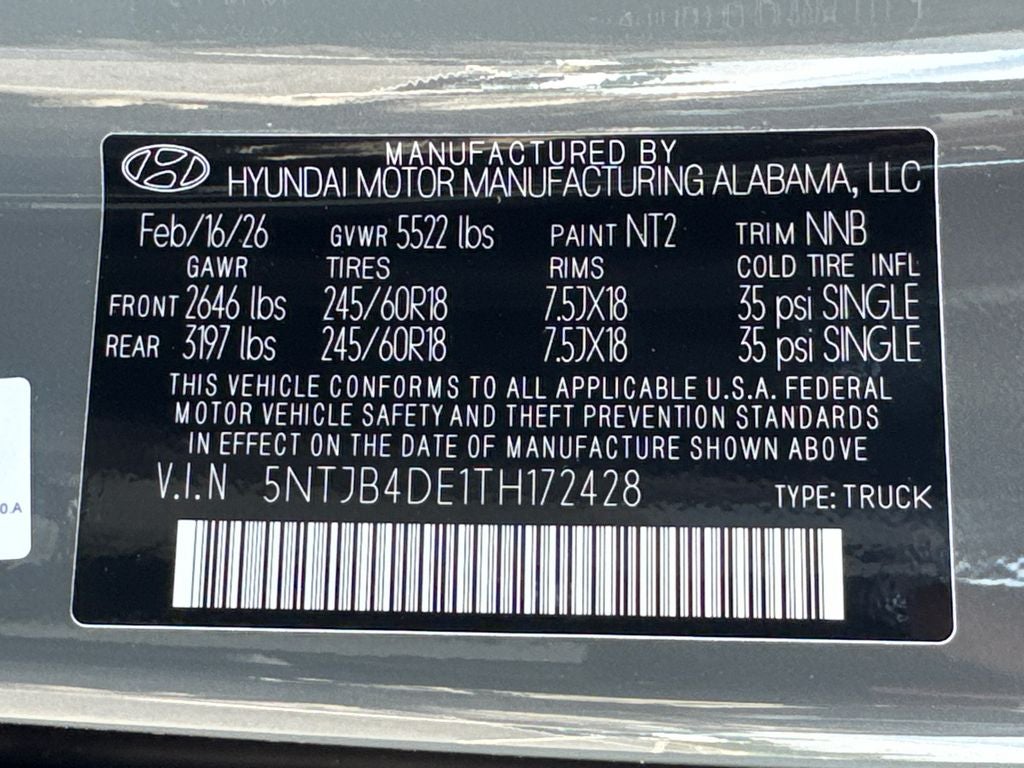2026 Hyundai Santa Cruz SEL