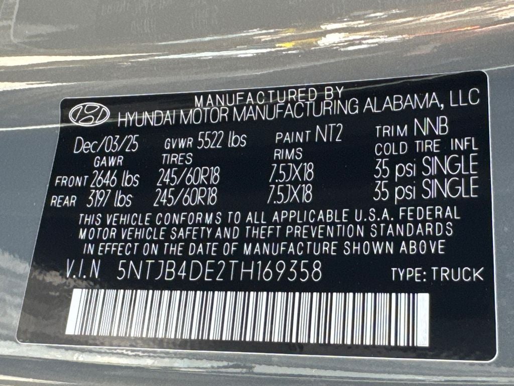 2026 Hyundai Santa Cruz SEL