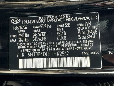 2026 Hyundai Santa Cruz SEL