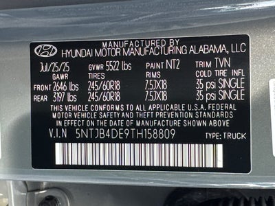 2026 Hyundai Santa Cruz SEL