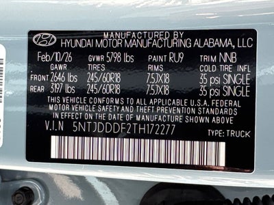 2026 Hyundai Santa Cruz XRT