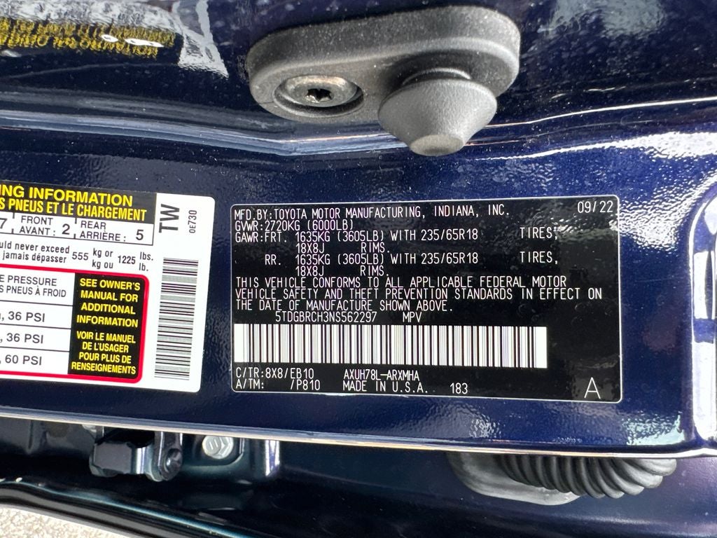 2022 Toyota Highlander Hybrid XLE