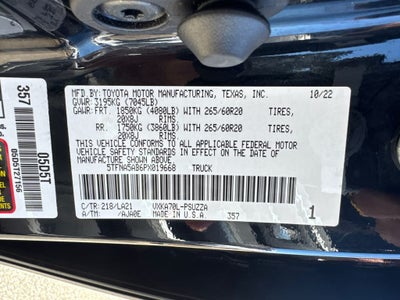 2023 Toyota Tundra Platinum