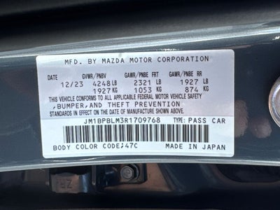 2024 Mazda Mazda3 2.5 S Carbon Edition