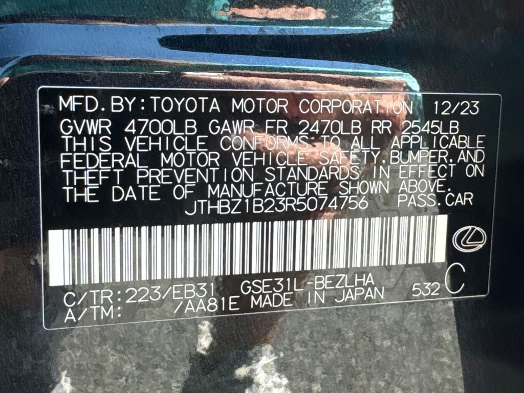 2024 Lexus IS 350 F SPORT Design