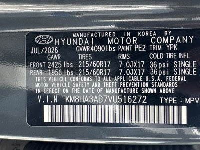 2027 Hyundai Kona SE