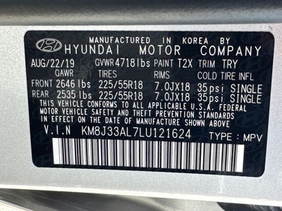 2020 Hyundai Tucson Limited