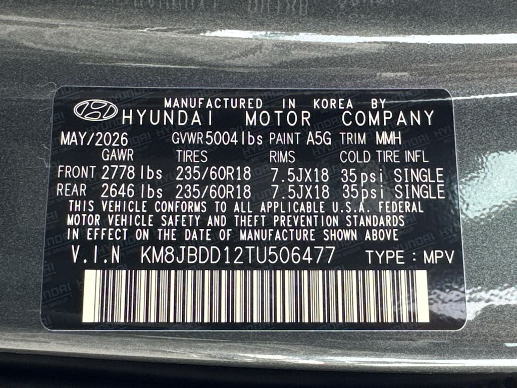 2026 Hyundai Tucson Hybrid SEL