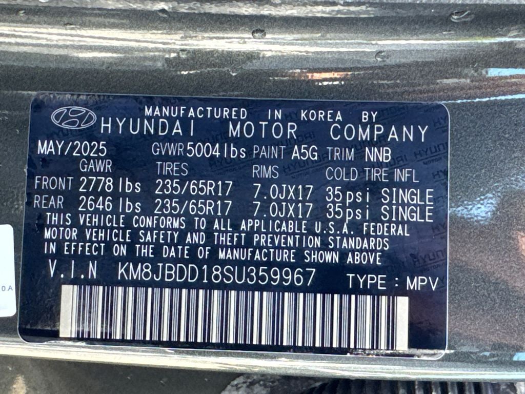 2025 Hyundai Tucson Hybrid Blue