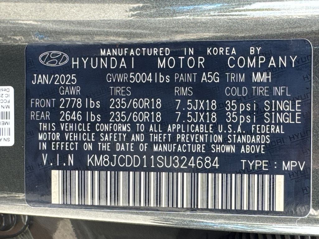 2025 Hyundai Tucson Hybrid SEL Convenience