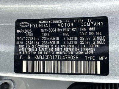 2026 Hyundai Tucson Hybrid SEL Convenience