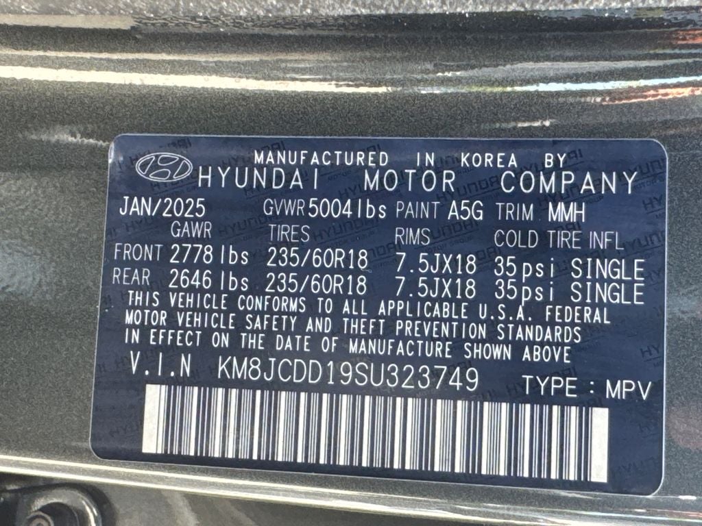 2025 Hyundai Tucson Hybrid SEL Convenience