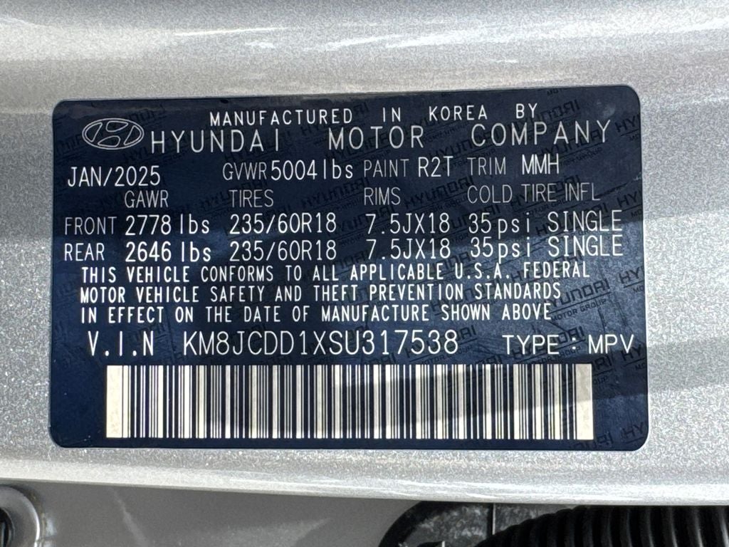 2025 Hyundai Tucson Hybrid SEL Convenience