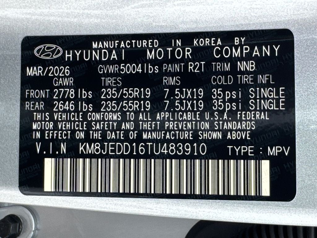 2026 Hyundai Tucson Hybrid Limited
