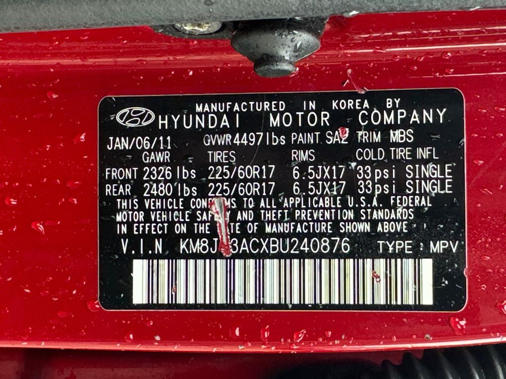 2011 Hyundai Tucson GLS